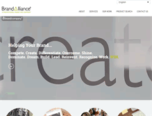 Tablet Screenshot of brandalliance.com